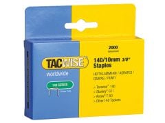 Tacwise 140 Heavy-Duty Staples 10mm (Type T50, G) Pack 2000 - TAC0347