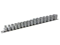 Teng M3816 Socket Clip Rail Set of 16 Metric 3/8in Drive - TENM3816