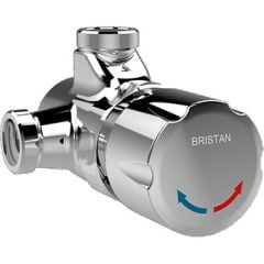 Bristan Timed Flow Temperature Adjustable Shower Valve with Shower Head - TFS 1 C