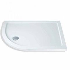 MX Elements Offset Quadrant Left Hand Shower Tray 1000mm x 760mm - TO1