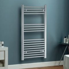 Towelrads Independent Straight Heated Towel Rail 1000x400mm - White - 130002 Lifestyle