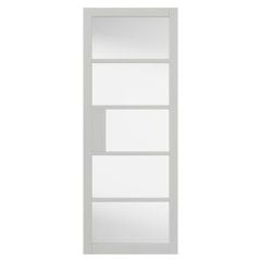 JB Kind Metro Glazed White Internal Door 1981x686x35mm - UMET23GWH