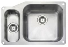 Rangemaster Atlantic Classic 1.5 Bowl Stainless Steel Kitchen Sink - UB4015L/
