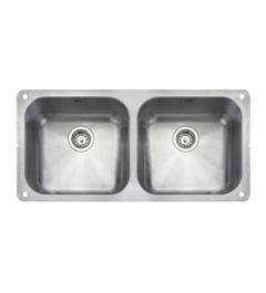 Rangemaster Atlantic Classic Stainless Steel Undermount Kitchen Sink - QUB4040/