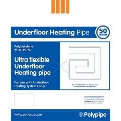Polyplumb UFH5012B Flexible Underfloor Heating Pipe 12mm x 50m - UFH5012B