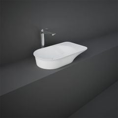 RAK Ceramics Valet 64cm Countertop Wash Basin - Matt White - VALCT6400500A