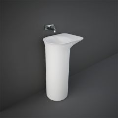 RAK Ceramics Valet 53cm Freestanding Basin - No Tap Hole - Matt White - VALFS5300500A