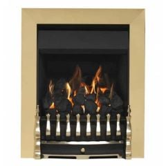 Valor Allure Full Depth Convector Gas Fire - Full Trim Brass - 05945MCA2 - Clean