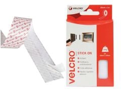 VELCRO Brand VELCRO Brand Stick On Tape 20mm x 1m White - VEL60210