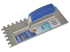 Vitrex Notched Adhesive Trowel Square 10mm Soft Grip Handle 11in x 4.1/2in - VIT102954T