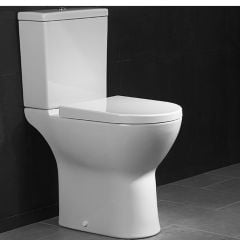 Vitra S50 355mm Close Coupled Comfort Height Toilet Pan - White - 5421L003-7200 Lifestyle
