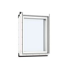 Velux Fixed Vertical Element with Laminated Glazing - White Polyurethane 78 x 95cm - VIU MK35 0070