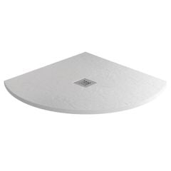 MX Minerals Quadrant Shower Tray 900x900mm - Ice White - X2I