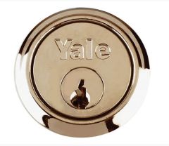 Yale Locks B1109 Replacement Rim Cylinder & 2 Keys Satin Chrome Finish Box - YALB1109SC