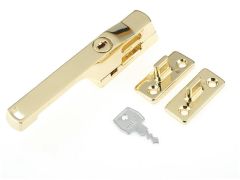 Yale Locks P115PB Lockable Window Handle Polished Brass Finish - YALP115PB