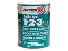 Zinsser 123 Bulls Eye Plus Primer & Sealer Paint 1 Litre - ZINBE123P1L
