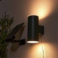 Forum Lighting Eldon Solar LED Up and Down Wall Light 150 Lumens - Black - ZN-42041