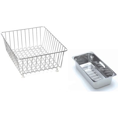 Carron Phoenix Bali 150 Accessory Pack Includes Wire Basket & Strainer Bowl - 112.0067.976