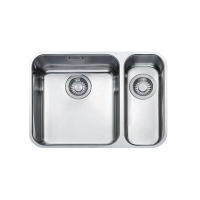 Franke Largo 1.5 Bowl Undermount Sink with Right Hand Small Bowl LAX 160-36-16 - Stainless Steel - 122.0156.346