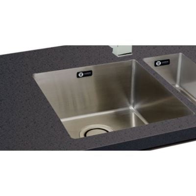 Carron Phoenix Deca 105 1 Bowl Stainless Steel Kitchen Sink - 127.0442.745