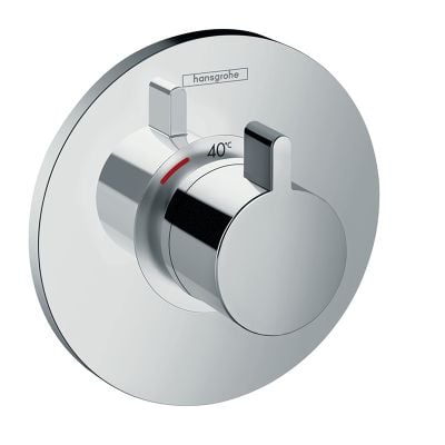 hansgrohe Ecostat S Thermostatic Mixer Highflow For Concealed Installation - Chrome - 15756000