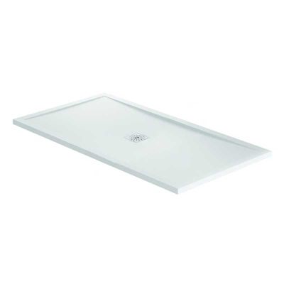 April Waifer Rectangular Shower Tray - Gloss White - 1000 x 800mm - 5500/000