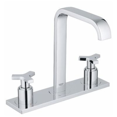 Grohe Allure 3-Hole Basin Mixer & Pop-Up Waste, M- 20143