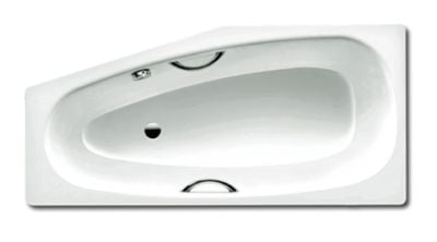 Kaldewei Mini Star 835 1570mm x 700mm Bath No Tap Holes with Anti-Slip and Easy Clean (Right-Hand)