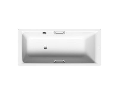 Kaldewei Puro Star 1800x800mm Left Hand Overflow Bath - 0 TH - Alpine White - 255927060001