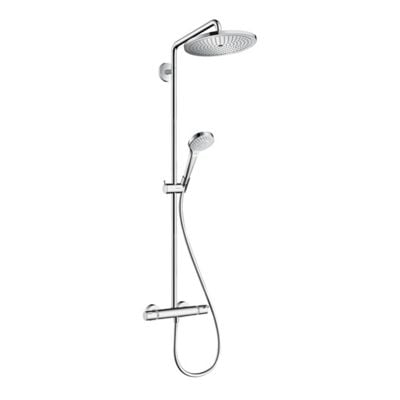 hansgrohe Croma Select S Showerpipe 280 1Jet With Thermostatic Shower Mixer - Chrome - 26790000