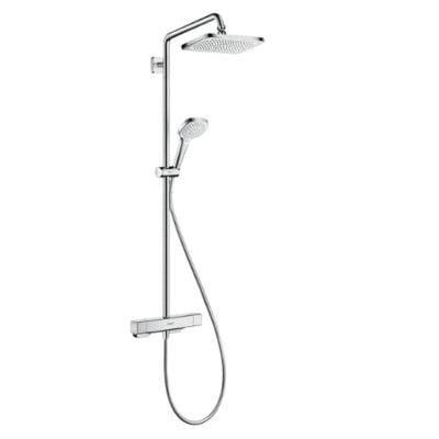 hansgrohe Showerpipe Croma E 280 1jet With Thermostatic Shower - Chrome - 27630000