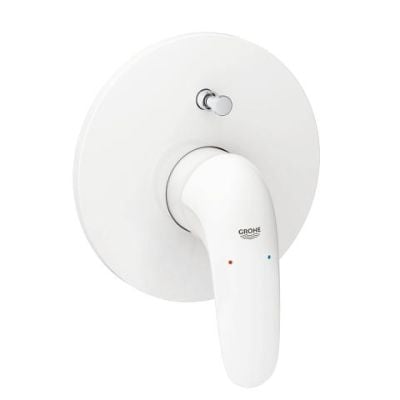 Grohe Eurostyle Solid Single-Lever Bath/Shower Mixer Trim, Moon White 29099LS3