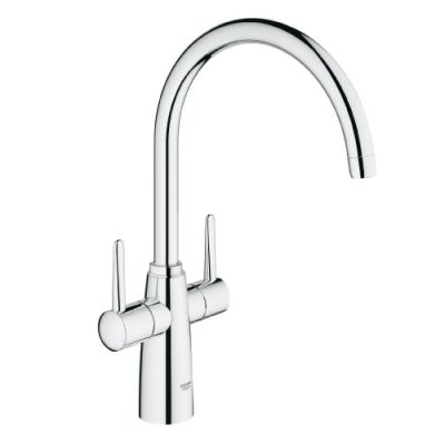Grohe Ambi Contemporary 2 Handed Kitchen Sink Mixer 30189