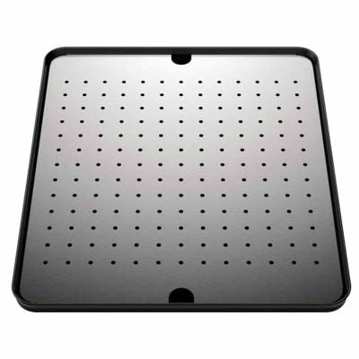 Blanco Draining Tray With Stainless Steel Insert 425x365mm - Black - 513485
