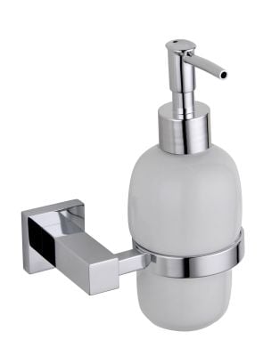 RAK Ceramics Cubis Soap Dispenser & Holder - RAKCUB9907