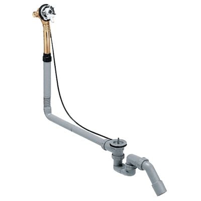 hansgrohe Exafill Basic Set For Bath Filler with Waste and Overflow Set For Large Bathtubs - 58126180