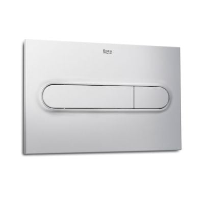 Roca PL1 Dual Flush Plate - Matt Chrome - 890095002