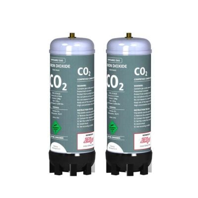 Zip HydroTap CO2 Replacement Kitchen Tap Filter Cylinder Twin Pack - 91295