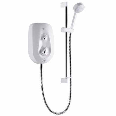 Mira Vie 9.5kW Electric Shower - White/Chrome - 1.1788.005