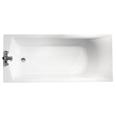 Roca Giralda Rectangular Acrylic Bath with Grips - White - 123502000