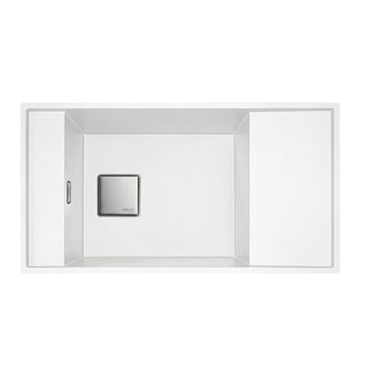 Franke Fresno 1 Bowl Fragranite Kitchen Sink FSG 111 - Polar White - 135.0633.439