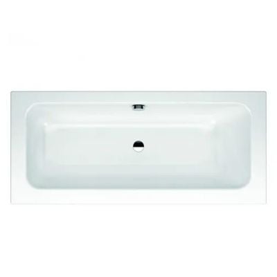 Kaldewei Puro Set 1700x750mm Wide Double Ended Bath With RH Overflow - Alpine White - 261000010001