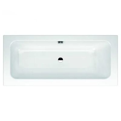 Kaldewei Puro Set 1700x750mm Wide Double Ended Bath RH Overflow With Antislip & Easy Clean - Alpine White - 261034013001