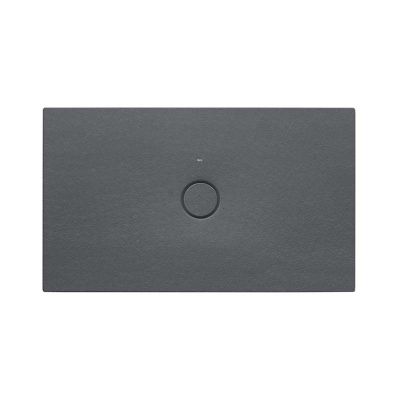Roca Cratos 1200 x 700mm Superslim Shower Tray with Waste - Onyx - 3740L7640