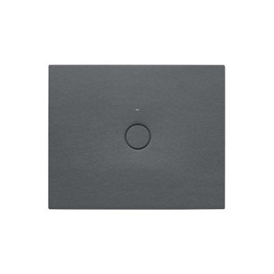 Roca Cratos 1000 x 800mm Superslim Shower Tray with Waste - Onyx - 3740L8640