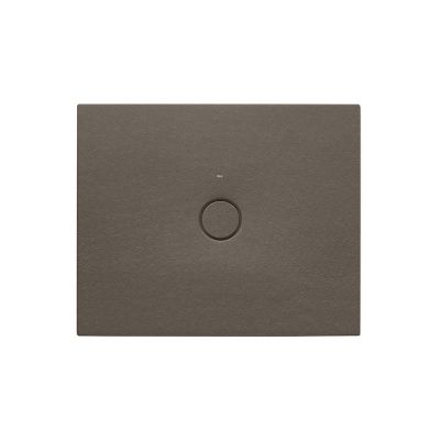 Roca Cratos 1000 x 800mm Superslim Shower Tray with Waste - Coffee - 3740L8660