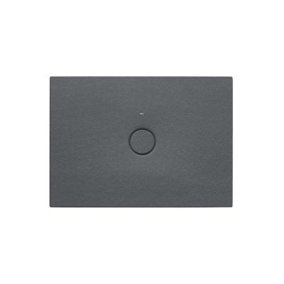 Roca Cratos 1000 x 700mm Superslim Shower Tray with Waste - Onyx - 3740L9640