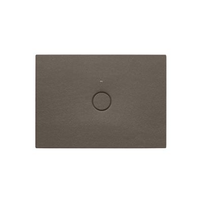 Roca Cratos 1000 x 700mm Superslim Shower Tray with Waste - Coffee - 3740L9660