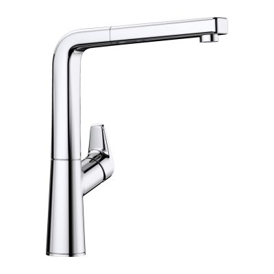 Blanco AVONA-S Single Lever Pull-Out Kitchen Tap - Chrome - 521277