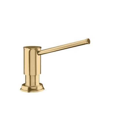Blanco LIVIA Brass PVD Soap Dispenser - Satin Gold - 526698